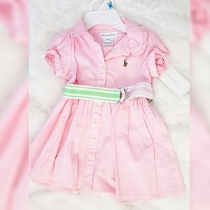 6M Girl Ralph Lauren Baby 2 Piece Set